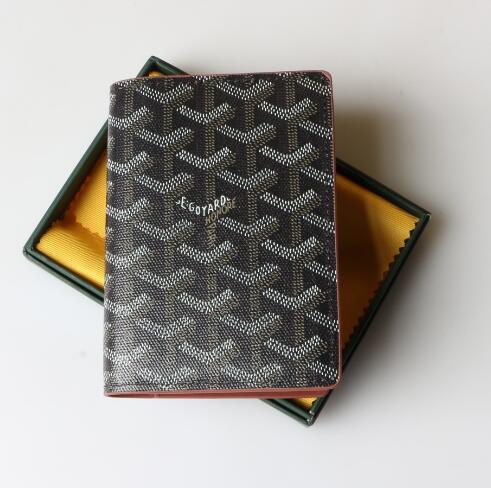 Goyard G5128 Grenelle 咖啡內裏護照夾 