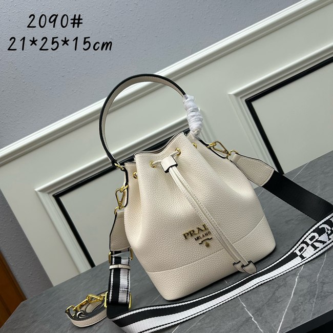 Prada 2090全皮精美手提<font color=red>水桶</font>包 側背包